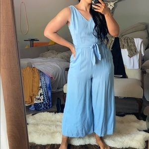 Chambray jumpsuit